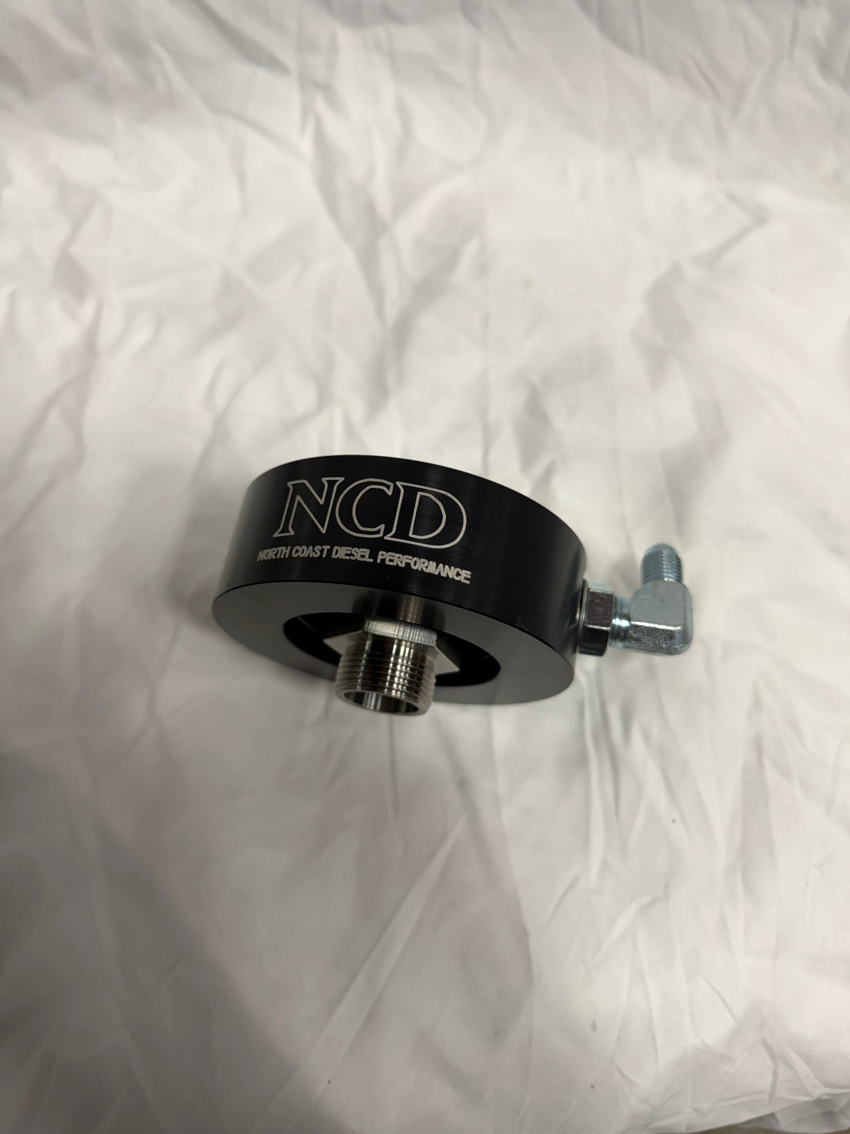 NCD 6.7 EZ Oil Feed Adaptor North Coast Diesel Performance