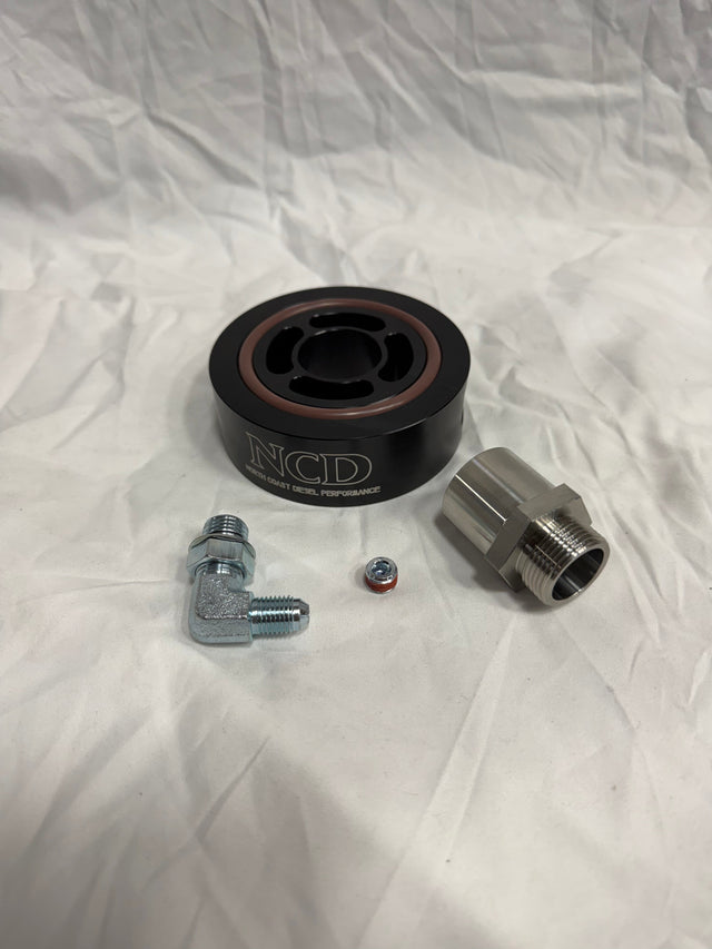 NCD 6.7 EZ Oil Feed Adaptor North Coast Diesel Performance