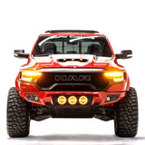 RAM TRX Baja Front Bumper w/ 3 Center Lights & Skid Plate 2021-2024