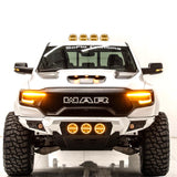 RAM TRX Baja Front Bumper w/ 3 Center Lights & Skid Plate 2021-2024