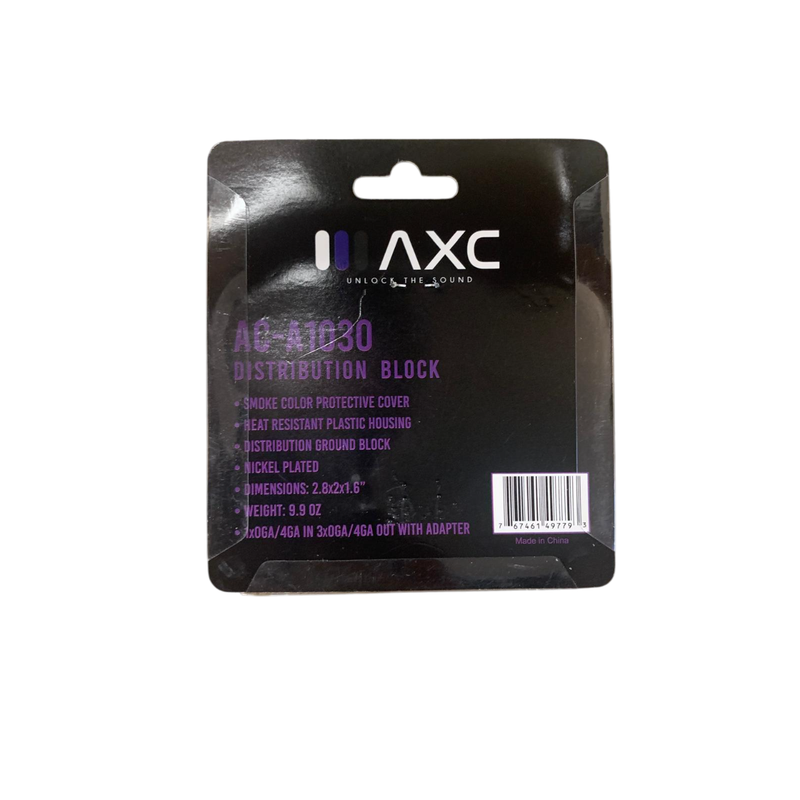 Audio Xtreme Code AC-1030 Distribution Block (1) 0G/4G In (3) 0G/4G Out