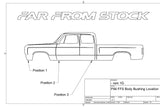 72-93 Dodge Truck Body Mount Bushing Kit With All New Hardware