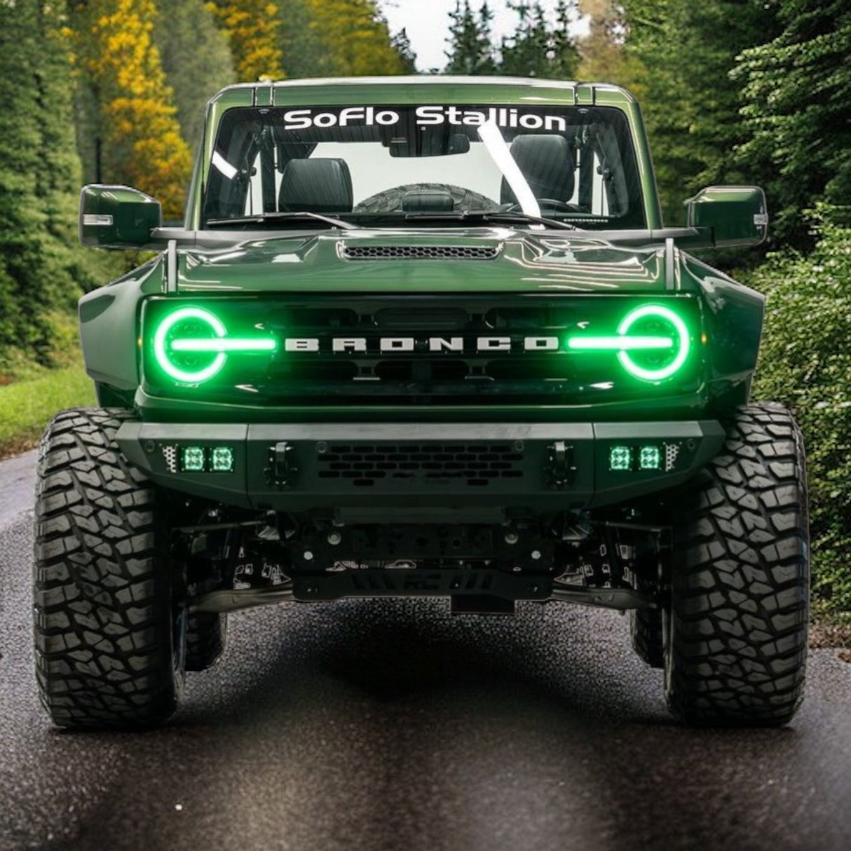 Ford Bronco RGB Halo Headlights 2021-2026