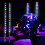 LED Whips 4’ single atv utv offroad