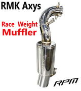 RPM Stainless Steel Race Weight Muffler Polaris RMK AXYS 850 / 9R 2019-2025