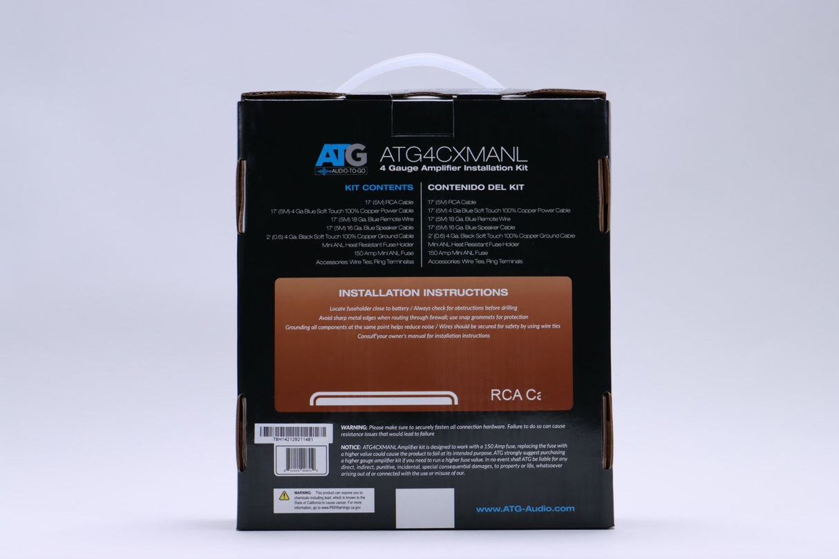 Premium 1500W 4 Gauge Amp Kit OFC
