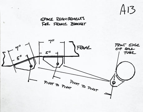 03-Current Ram Bolt-On Traction Bar Axle Bracket Far From Stock