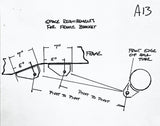 94-02 Ram Bolt-On Traction Bar Axle Bracket Only