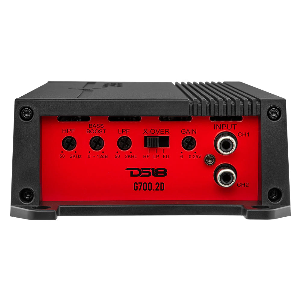 DS18 GEN-X Full-Range Class D 2-Channel Amplifier 700 Watts