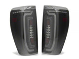 DRL LED Tail Lights; Black Housing; Smoked Lens
(19-25 Sierra 1500 w/ Factory LED Tail Lights)