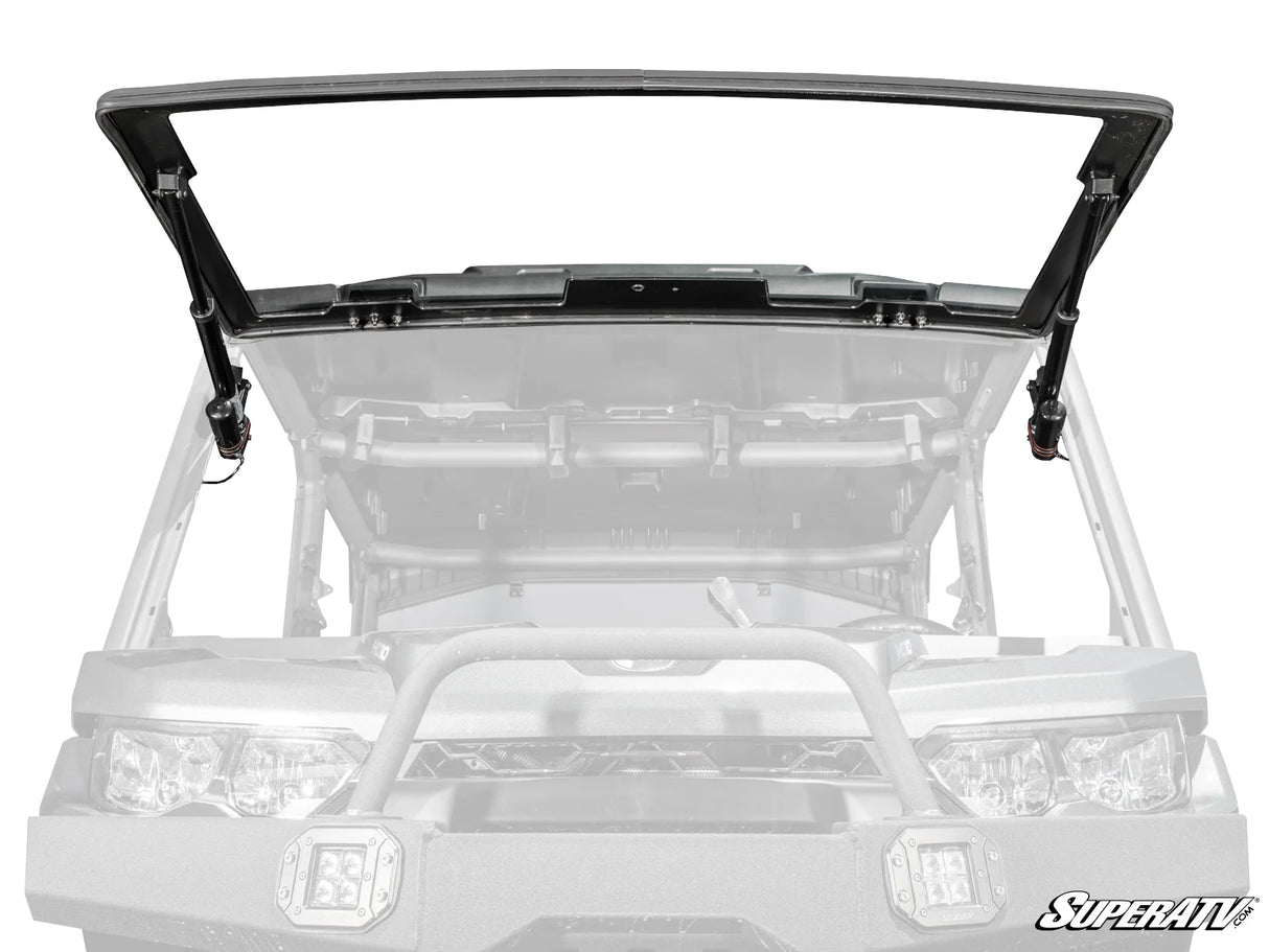 CAN-AM DEFENDER MAXDRIVE POWER FLIP GLASS WINDSHIELD SUPERATV no windshield wiper