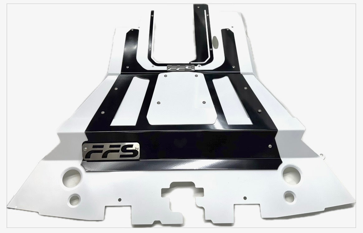‘10-18 Ram Engine /Radiator Cover Combo Double Overlay 4th Gen Diesel Far From Stock