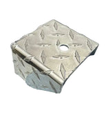 Diamond Plate 1/2 Inch Hole For Pickup Trucks & Jeeps, Box Mount for CB Radio Antenna TekShack