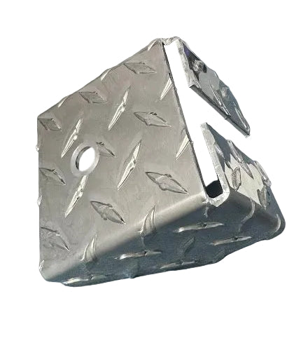 Diamond Plate 1/2 Inch Hole For Pickup Trucks & Jeeps, Box Mount for CB Radio Antenna TekShack