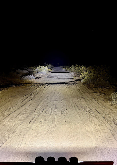 U-Con Interlocking Off Road LED Pod With Amber or White DRL Running Light GGLighting