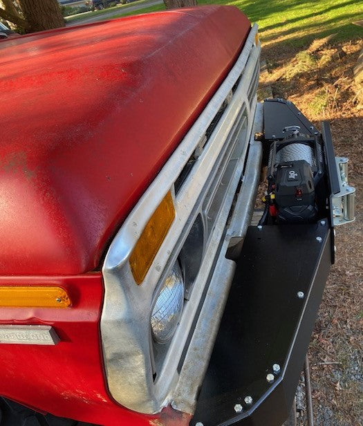 Engineered Vintage 'GOAT' winch bumper - 1967-1979 Ford F-Series Engineered Vintage LLC