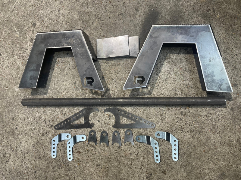 2014-2018 Silverado Monster Notch Shock Relocation w/ Crossbar Combo Kit