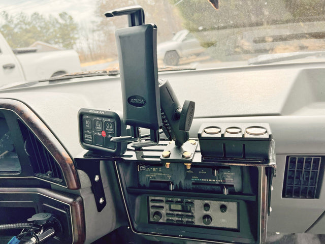 JC Customs Dash Accessory Mount - 1987-1991 Ford F-Series & Bronco JC Customs