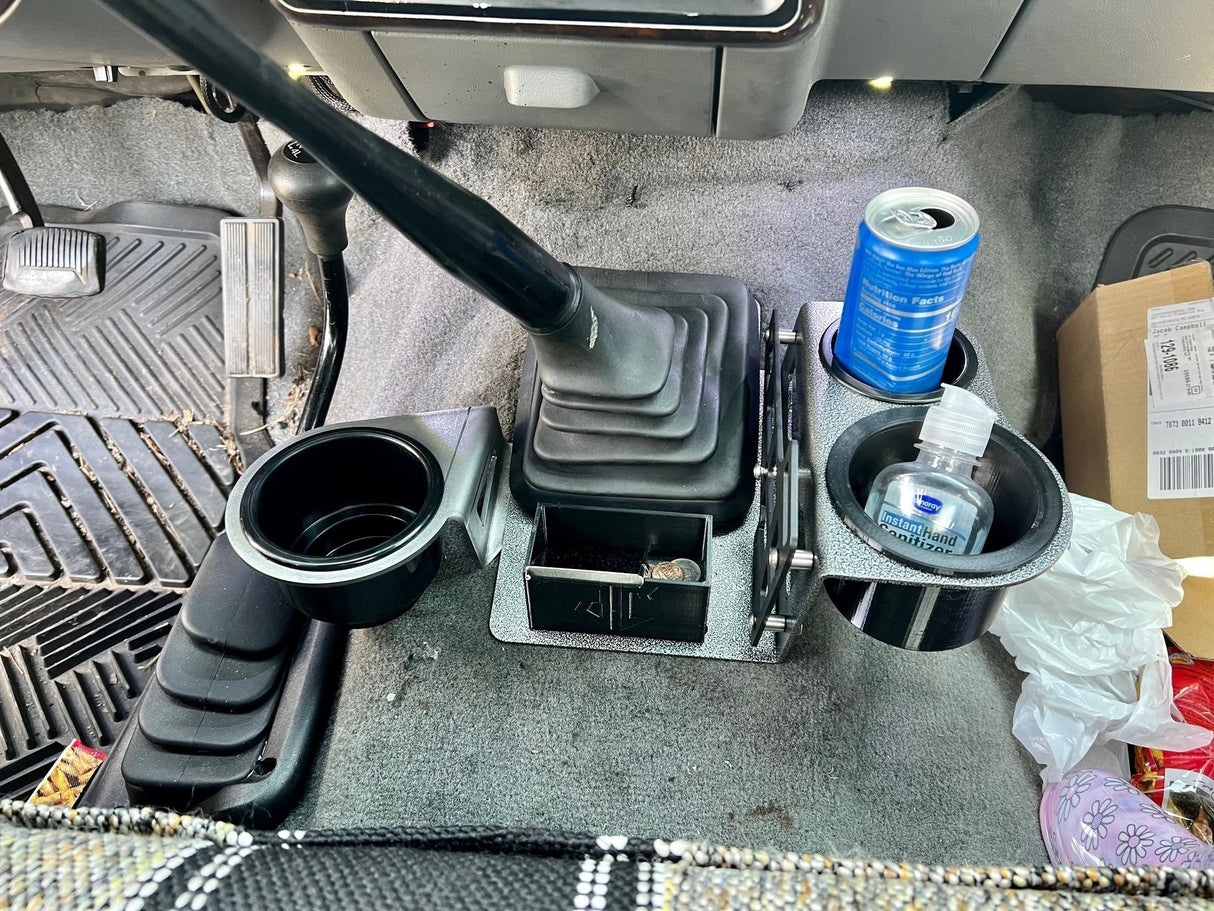JC Customs Driver Side Cup Holder Expansion Kit - 1992-1997 Ford F-Series & Bronco JC Customs