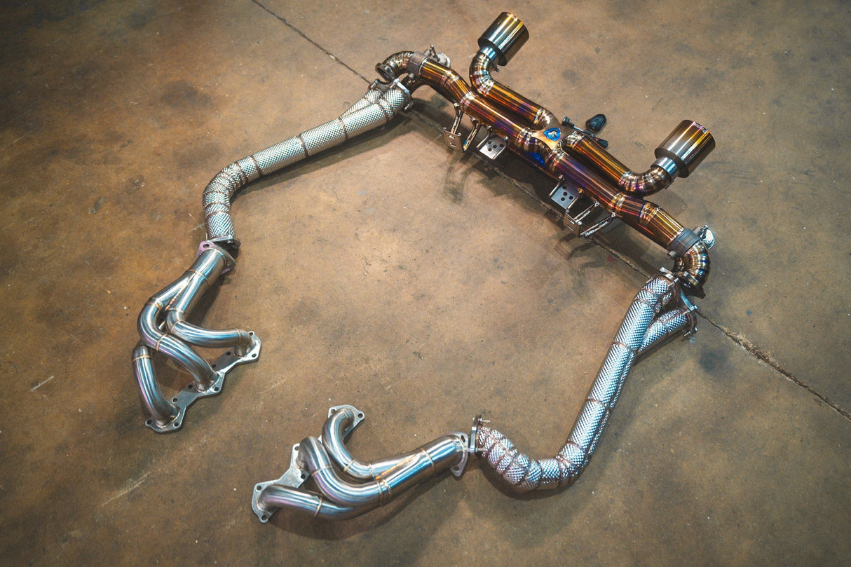Valvetronic Valved Sport Exhaust System for Porsche 718 GT4 / GTS/ Boxster Spyder Valvetronic Designs