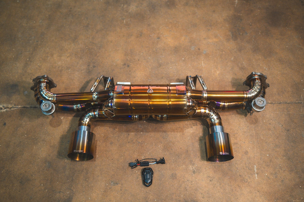 Valvetronic Valved Sport Exhaust System for Porsche 718 GT4 / GTS/ Boxster Spyder Valvetronic Designs