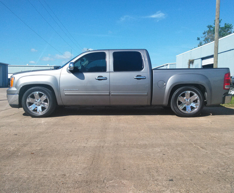 2007-2013 Silverado, Sierra, Adjustable Drop Kit, 3/5, 4/6, 4/7 2wd, 4x4,Cast Arms, All Cabs
