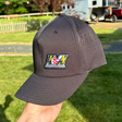 BLACK PRE CURVED 5 PANEL - PERFORATED PERFORMANCE // SNAPBACK Maryland Performance Products