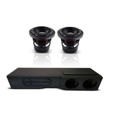 (2) Sundown Audio X8 v4 & Chevy Crew Cab 07-18 Dual 8" Subwoofer Box Combo Sundown Audio
