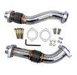 Early 99 Bellowed Up Pipes - 7.3 POWERSTROKE KC Turbos