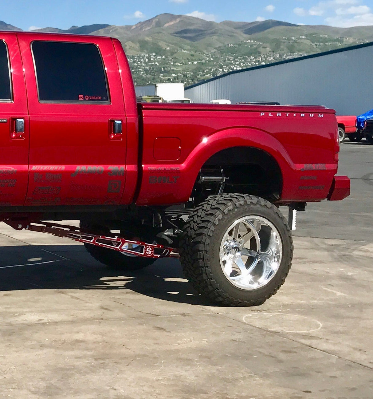 2011-2016 Ford F250/350 Super Duty Long Bed Ladder/Traction Bars - Identity Series Stryker Off Road Design