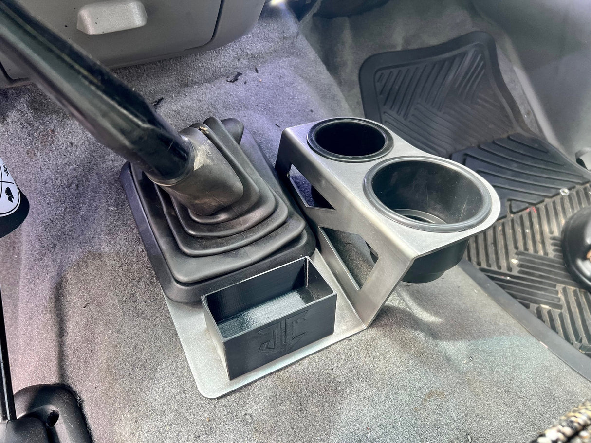JC Customs Shifter Mounted Cup Holder - 1973-2004 Ford F-Series & Bronco JC Customs
