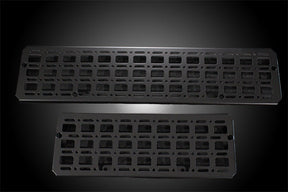 Rear Seat Molle Panel 60/40 Pair - Black Powdercoat MacDesignsLTD