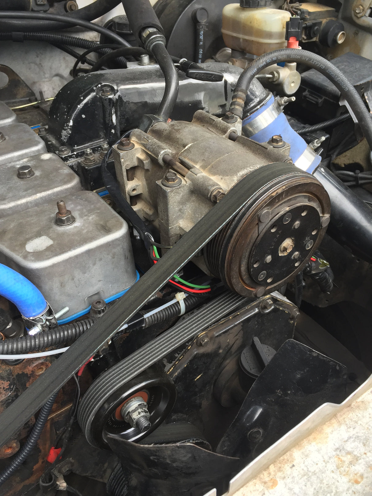 Carrick Customs Ford Cummins AC Compressor Mount - 1980-1997 Ford F-Series Carrick Customs