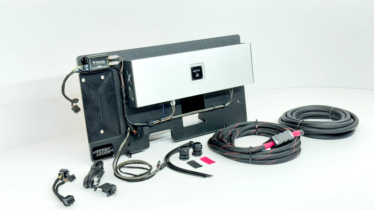 Arc Audio Loaded Subwoofer 2500wrms Amplifier Rack for 2019+ GMC/Chevy BOSE Trucks Sounds Good Stereo