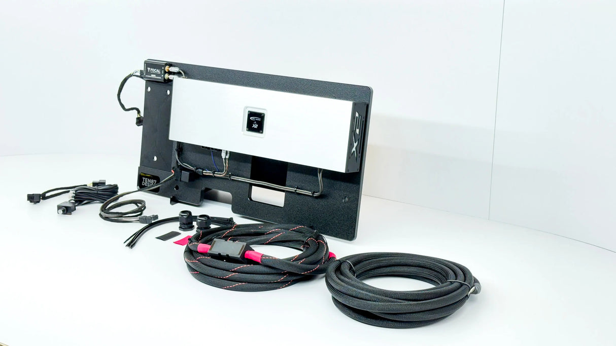 Arc Audio Loaded Subwoofer 2500wrms Amplifier Rack for 2019+ GMC/Chevy BOSE Trucks Sounds Good Stereo