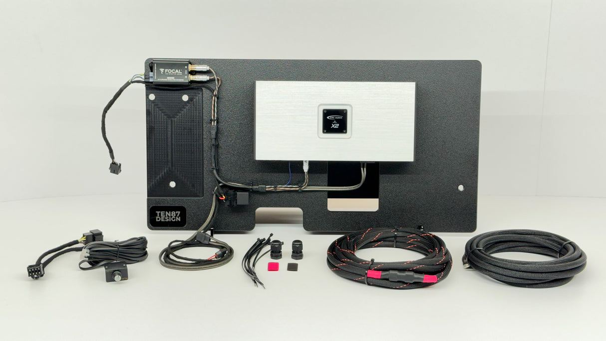 Arc Audio Loaded Subwoofer 1100wrms Amplifier Rack for 2019+ GMC/Chevy BOSE Trucks Sounds Good Stereo
