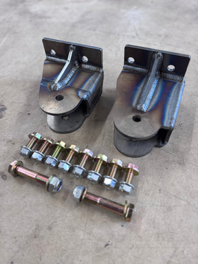 Carrick Customs Fabricated Twin Traction Beam Pivot Brackets - 1980-1997 Ford F-Series Carrick Customs