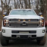 Chevy 15-19 Silverado 2500/3500 Projector Headlights OLED Halos, DRL - Multiple Styles