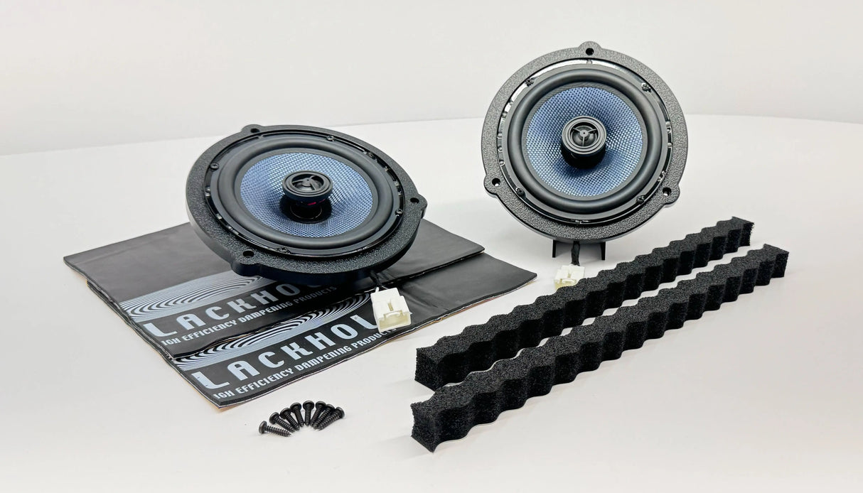 Gladen-Mosconi RS Series Plug & Play 2-Way Speaker Kit Upgrade - Designed for 2015-2026 F-150 and 2017-2026 SuperDuty (FOR OUR PLUG & PLAY PACKAGES ONLY) Sounds Good Stereo