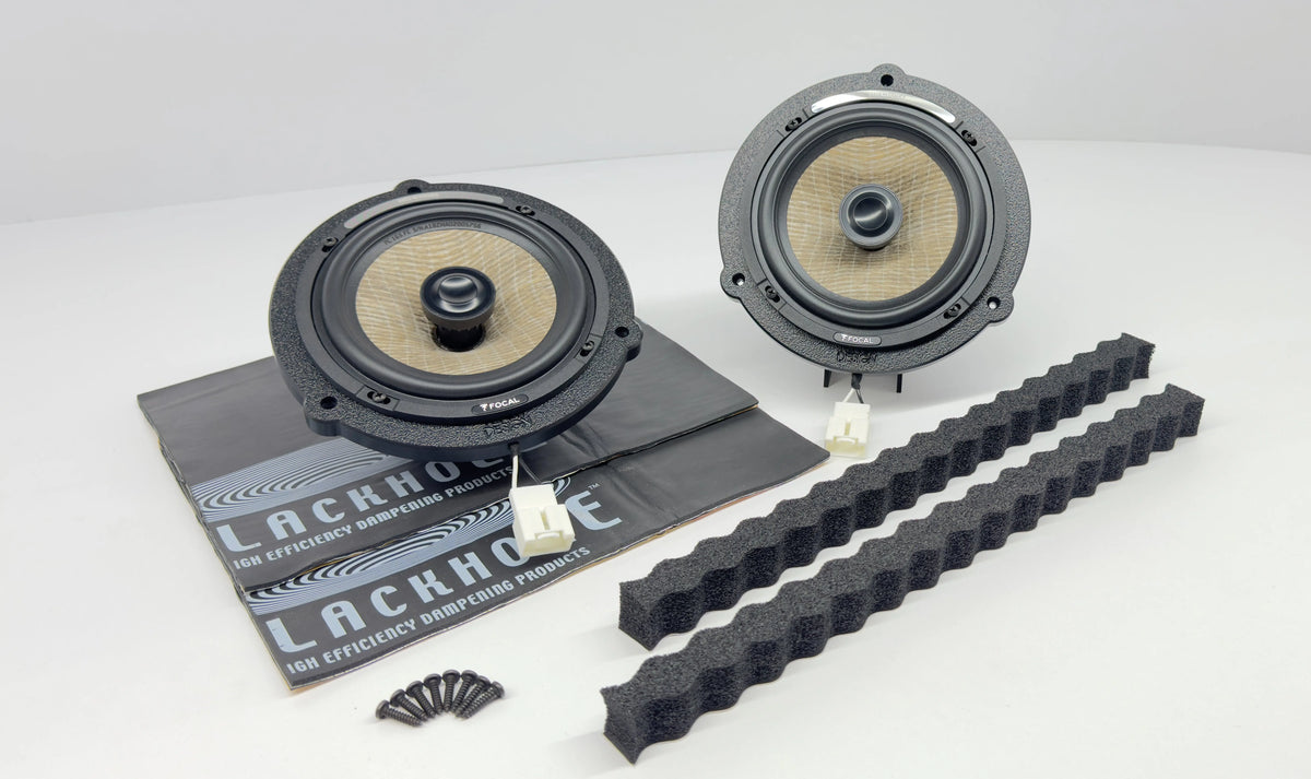 Plug & Play Focal Flax EVO 2-Way Speaker Kit Upgrade Package for 2015-2026 F-150 and 2017-2026 SuperDuty (FOR OUR PLUG & PLAY PACKAGES ONLY)