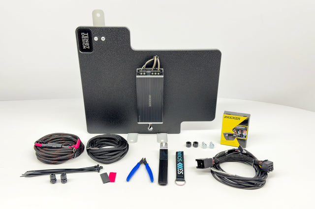 Kicker Key 500 Passenger Side Loaded Amplifier Rack for Ford F-Series Vehicles (All Factory Systems including B&O Unleashed) Sounds Good Stereo