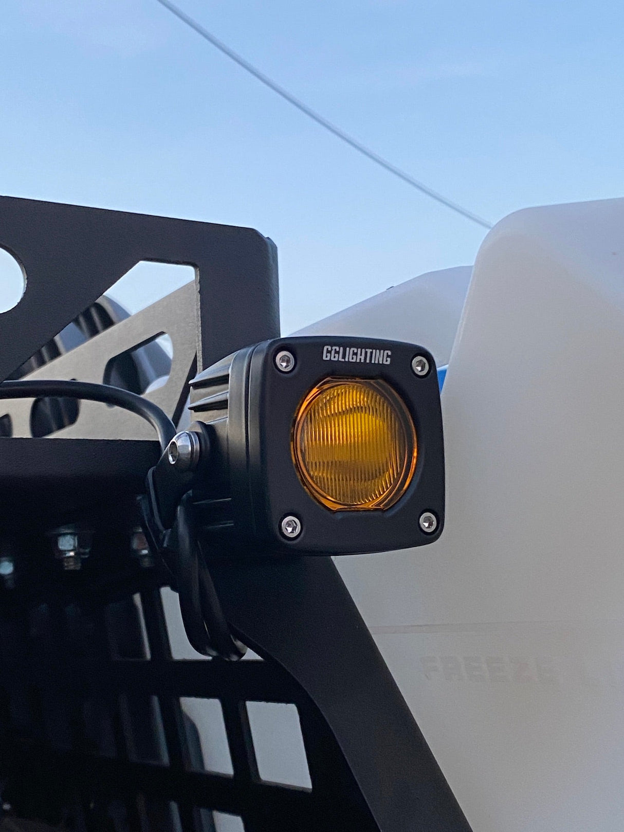 GP5 Single LED Pod Light Amber + Free Clear Lens GGLighting
