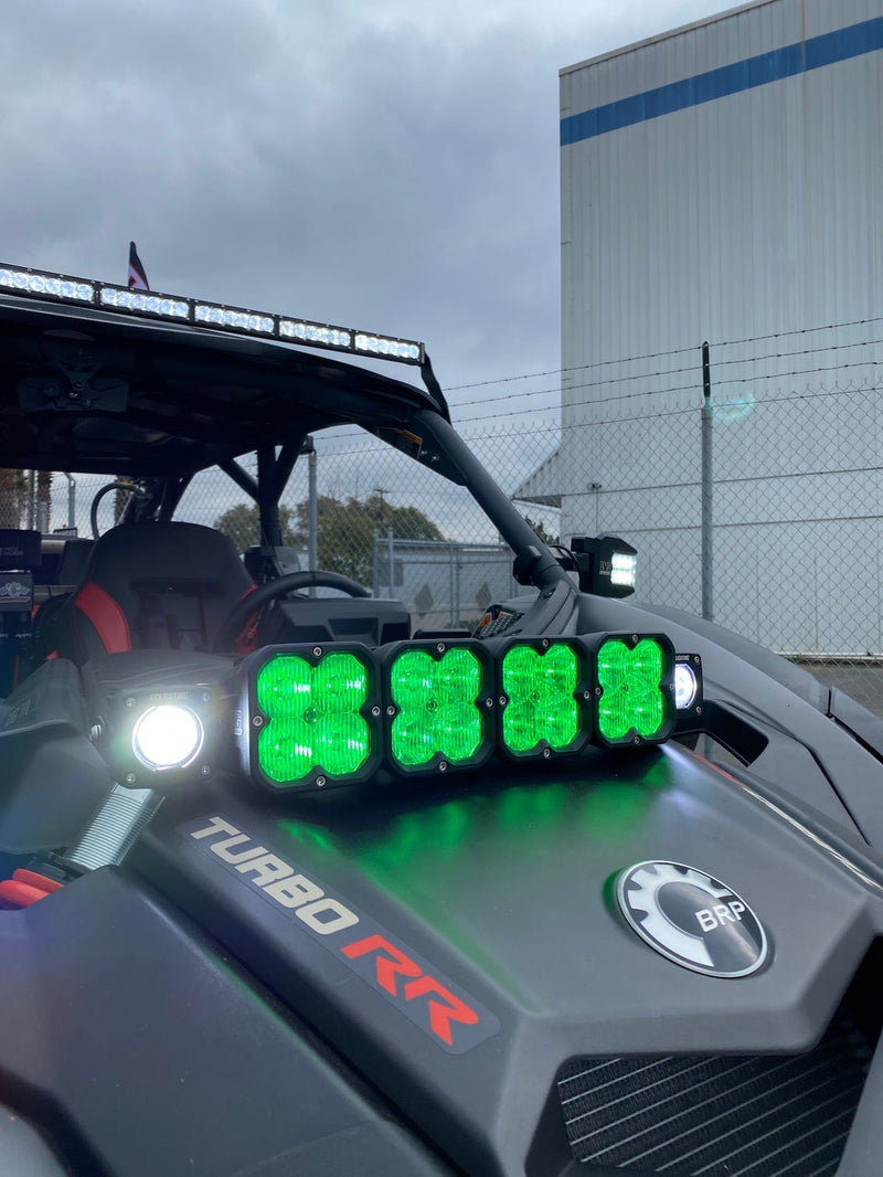 GP5 Single LED Pod Light Amber + Free Clear Lens by GG Lighting