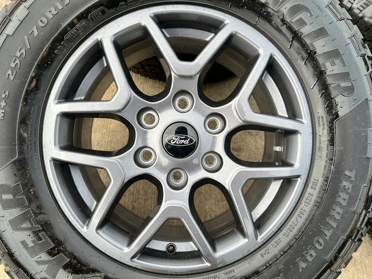 17" Ford Ranger OEM rims wheels tires Bronco N1WZ1007V 2023 2024 2025 2026 NEW Texas Truck Tire