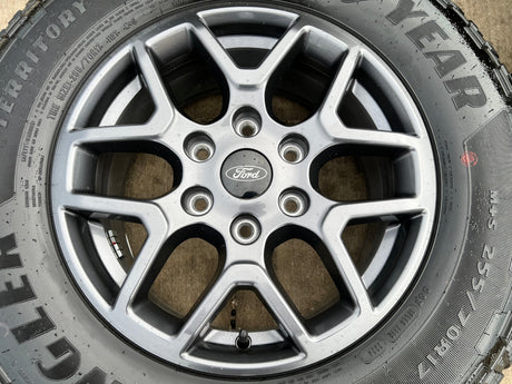 17" Ford Ranger OEM rims wheels tires Bronco N1WZ1007V 2023 2024 2025 2026 NEW Texas Truck Tire
