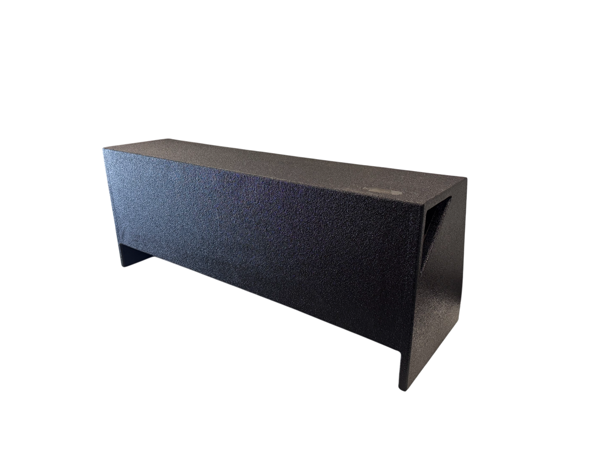 Dual 8" Third Row SUV Subwoofer Box Down Fire Ported Moon Car Stereo