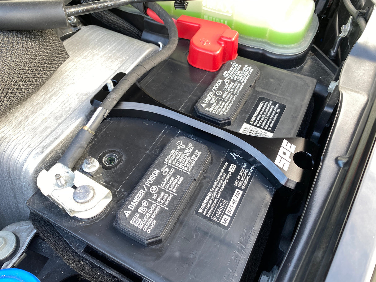 SPE Motorsport 2011-2026 6.7L Powerstroke Billet Battery Hold Down