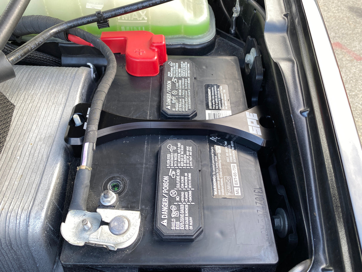 SPE Motorsport 2011-2026 6.7L Powerstroke Billet Battery Hold Down