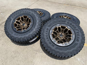 18" Dodge Ram 1500 RHO TRX Beadlock OEM bronze wheel rim 2735 tires 35" NEW Texas Truck Tire