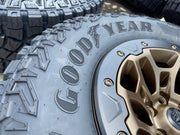 18" Dodge Ram 1500 RHO TRX Beadlock OEM bronze wheel rim 2735 tires 35" NEW Texas Truck Tire
